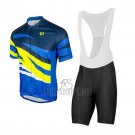 Pearl Izumi Cycling Jersey Bib Short 2020 Men Short Sleeve Yellow Blue