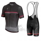 Specialized Cycling Jersey Bib Short 2018 Men Short Sleeve Black Grayn Red