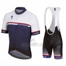Specialized Cycling Jersey Bib Short 2021 Men Short Sleeve Blue