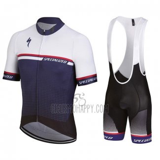 Specialized Cycling Jersey Bib Short 2021 Men Short Sleeve Blue