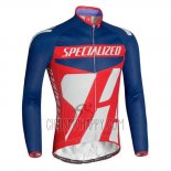 Specialized Cycling Jersey Bib Tight 2016 Men Long Sleeve Blue and Red