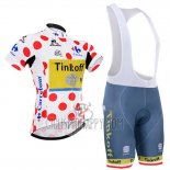 Tinkoff Cycling Jersey Bib Short 2016 Men Short Sleeve Red and Lider White