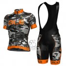 ALE Cycling Jersey Bib Short 2017 Men Short Sleeve Camouflage
