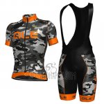 ALE Cycling Jersey Bib Short 2017 Men Short Sleeve Camouflage