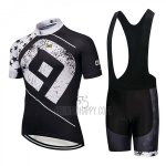 ALE Cycling Jersey Bib Short 2018 Women Short Sleeve Black and White