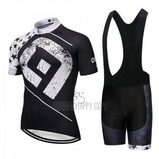 ALE Cycling Jersey Bib Short 2018 Women Short Sleeve Black and White