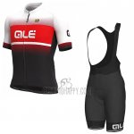 ALE Cycling Jersey Bib Short 2021 Men Short Sleeve Red