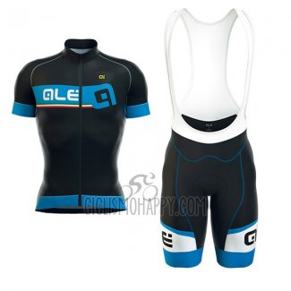 ALE Formula 1.0 Ultimate Cycling Jersey Bib Short 2017 Men Short Sleeve Blue and Black