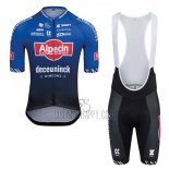 Alpecin-deceuninck Cycling Jersey Bib Short 2023 Short Sleeve Blue
