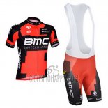 BMC Cycling Jersey Bib Short 2014 Short Sleeve Red and Black