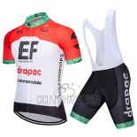 Cannondale Drapac Cycling Jersey Bib Short 2018 Short Sleeve White and Red