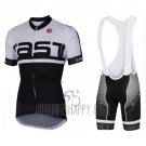 Castelli Cycling Jersey Bib Short 2016 Men Short Sleeve White Black