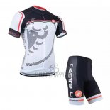 Castelli Cycling Jersey Bib Short 2020 Men Short Sleeve Black White(2)