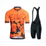 Castelli Cycling Jersey Bib Short 2021 Men Short Sleeve Orange