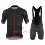 Giordana Silver Line Cycling Jersey Bib Short 2017 Men Short Sleeve Black