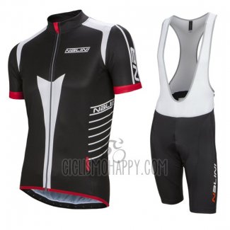 Nalini Cycling Jersey Bib Short 2016 Men Short Sleeve Gray and Black