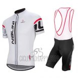 Nalini Cycling Jersey Bib Short 2016 Men Short Sleeve White