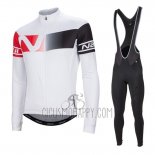 Nalini Cycling Jersey Bib Tight 2016 Men Long Sleeve Red and White