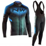 Northwave Cycling Jersey Bib Tight 2019 Men Long Sleeve Black Blue