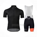 POC Cycling Jersey Bib Short 2021 Men Short Sleeve Black