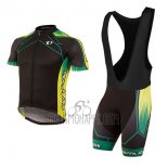Pearl Izumi Cycling Jersey Bib Short 2017 Men Short Sleeve Black and Yellow