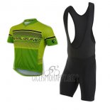 Pearl Izumi Cycling Jersey Bib Short 2017 Men Short Sleeve Green and Yellow