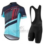 Pearl Izumi Cycling Jersey Bib Short 2017 Men Short Sleeve Light Blue