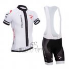 Pinarello Cycling Jersey Bib Short 2014 Men Short Sleeve White