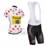 Saxobank Lider Cycling Jersey Bib Short 2014 Men Short Sleeve White and Red