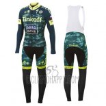 Tinkoff Saxo Bank Cycling Jersey Bib Tight 2016 Long Sleeve Yellow and Green