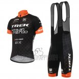 Trek Cycling Jersey Bib Short 2017 Short Sleeve Black