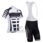 Assos Cycling Jersey Bib Short 2013 Men Short Sleeve White and Black