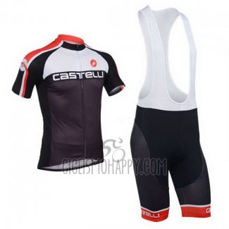 Castelli Cycling Jersey Bib Short 2013 Men Short Sleeve Black
