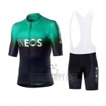 Castelli INEOS Cycling Jersey Bib Short 2019 Short Sleeve Black Green