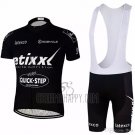 Etixx Quick Step Cycling Jersey Bib Short 2018 Short Sleeve Black