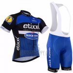 Etixx Quick Step Cycling Jersey Bib Short 2018 Short Sleeve Blue