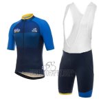 Giro D'italy Cycling Jersey Bib Short 2017 Men Short Sleeve Dark Blue