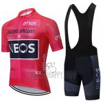 INEOS Cycling Jersey Bib Short 2020 Short Sleeve Pink Black