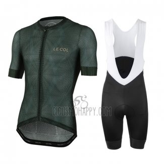 Le Col Cycling Jersey Bib Short 2020 Men Short Sleeve Deep Green