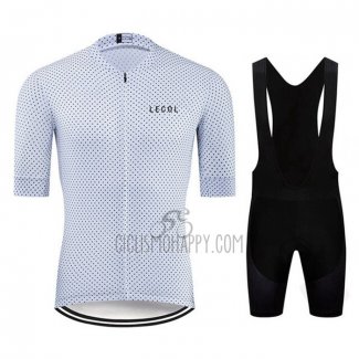 Le Col Cycling Jersey Bib Short 2020 Men Short Sleeve White
