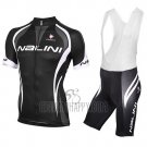 Nalini Cycling Jersey Bib Short 2018 Men Short Sleeve Black and White