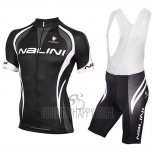 Nalini Cycling Jersey Bib Short 2018 Men Short Sleeve Black and White