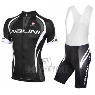 Nalini Cycling Jersey Bib Short 2018 Men Short Sleeve Black and White