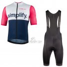 Nalini Cycling Jersey Bib Short 2022 Men Short Sleeve Blue Pink