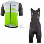 Nalini Cycling Jersey Bib Short 2022 Men Short Sleeve Green Black