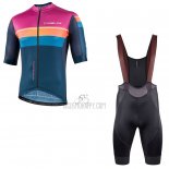 Nalini Cycling Jersey Bib Short 2022 Men Short Sleeve Purple