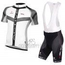 Nalini Rigel Cycling Jersey Bib Short 2017 Men Short Sleeve White