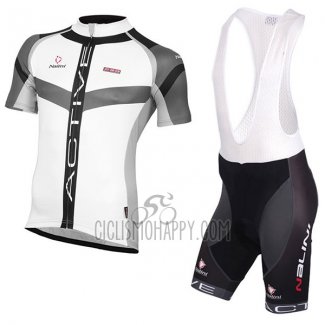 Nalini Rigel Cycling Jersey Bib Short 2017 Men Short Sleeve White