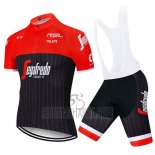 Segafredo Zanetti Cycling Jersey Bib Short 2020 Short Sleeve Red Black