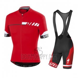 Specialized Cycling Jersey Bib Short 2016 Men Short Sleeve Deep Red